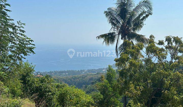 L04 Dijual Tanah Tepi Bukit SHM Pemandangan Laut Dan Jurang 1