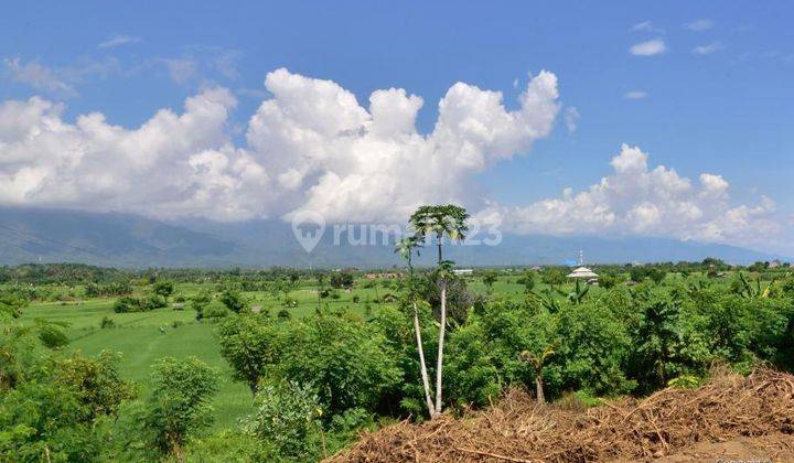 L21 Dijual Tanah Tepi Bukit di Umeanyar Pemandangan Laut Bagus 1