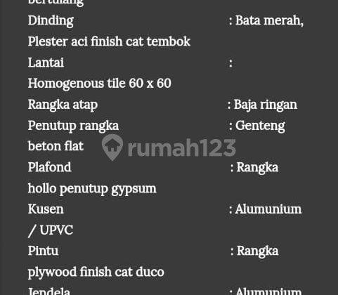 Rumah dijual di Cimanggis, 10 mnt dari exit Tol Cisalak. 6