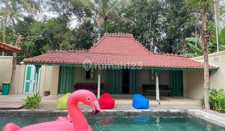 Villa Mewah Klasik Kolonial Tanah Luas Kawasan Borobudur Magelang 11