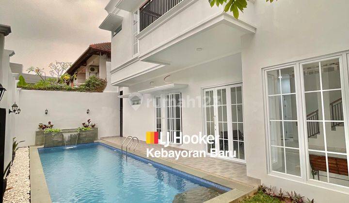 Brand New Rumah Hoek Modern American di Lebak Bulus Nempel Pondok Indah Jakarta Selatan 1