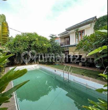 kolam renang dijual rumah rasa villa di