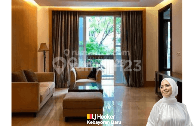 ruang tamu pearl garden apartment in gatot