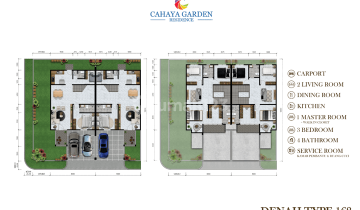 DIJUAL RUMAH CAHAYA GARDEN 2