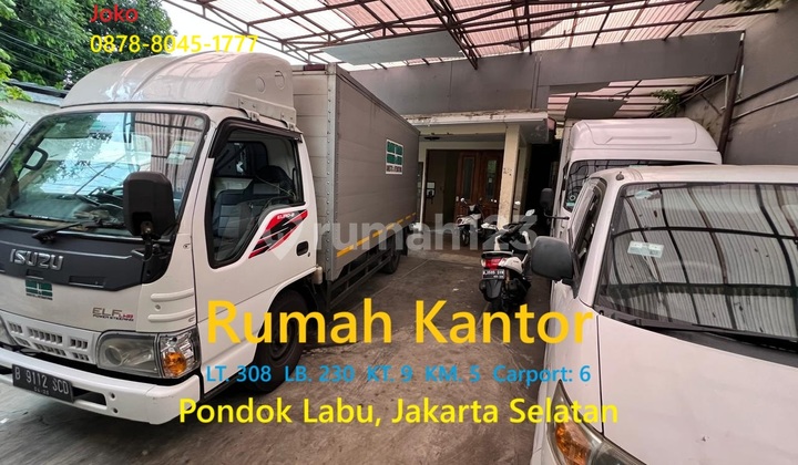 Rumah Kantor dkt Mall One Beltpark Fatmawati-Pondok Labu, Jakarta Selatan