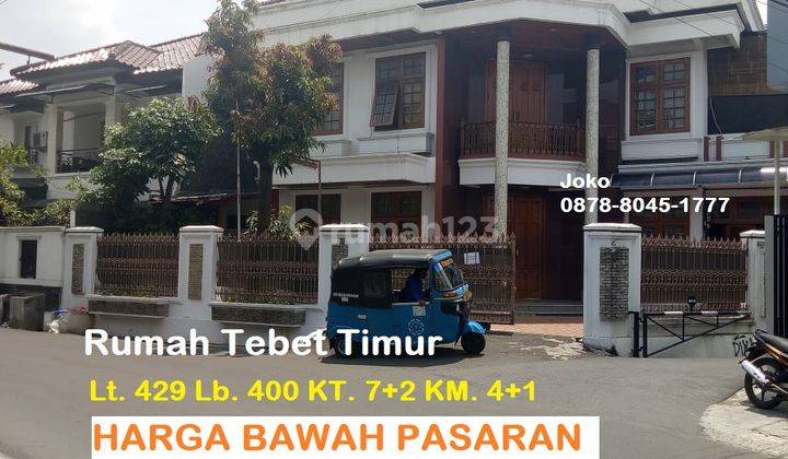 JARANG ADA..MURAH DIBAWAH PASAR..Rumah Megah Siap Huni AKSES JALAN SANGAT LEBAR di Tebet Timur 1