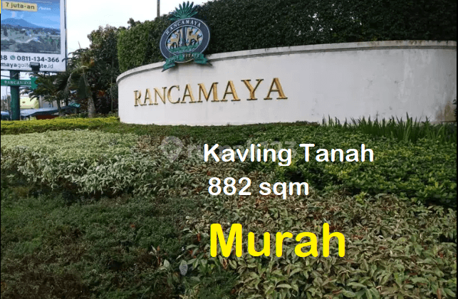 Kavling Tanah Premium Termurah di Rancamaya Golf Estate, Bogor 1