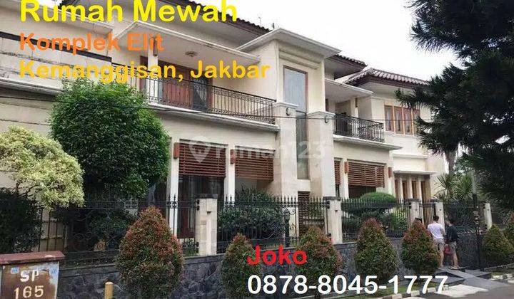 Rumah Mewah Dlm Komplek Dekat Binus Kemanggisan, Palmerah, Jakbar 1