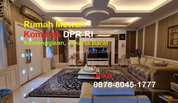 Rumah Mewah Dlm Komplek D P R Kemanggisan, Palmerah, Jakarta Bart 1