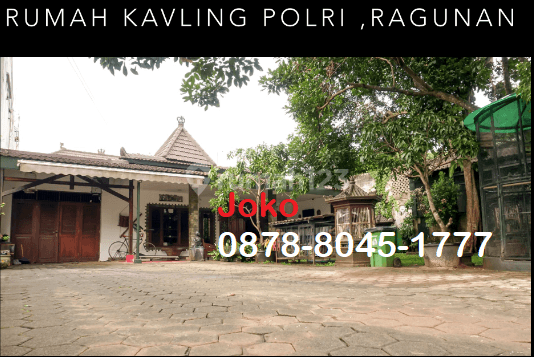 Rumah KOMPLEK PATI Kav POLRI Model Gebyok Jawa, Ragunan, Jakarta Selatan 1