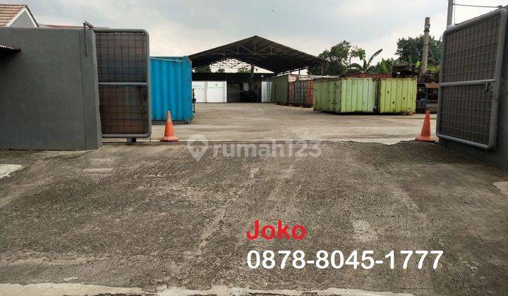 Kantor Gudang Ex Workshop Hitung Tanah di Jalan Utama Jatiasih 1