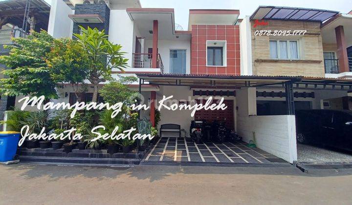 Rumah Bagus 2 Lt Dlm Town House Jl Tegal Parang, Mampang Prapatan 1