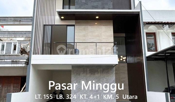 Rumah Mewah @Brand New area Jl Pasar Minggu Raya, Pejaten, Jaksel