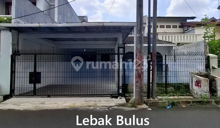 Rumah lama TERMURAH di Komplek Lebak Lestari, Lebak Bulus, Jaksel