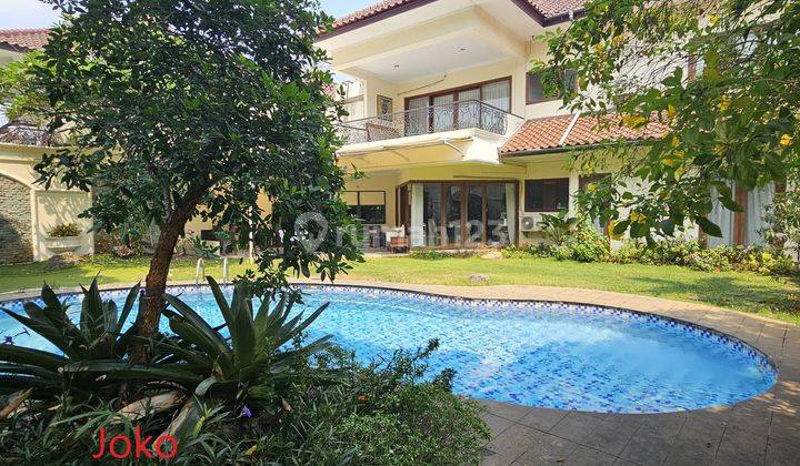 Rumah Mewah Model Resort Dalam Komplek Elit Area Ampera, Kemang 1