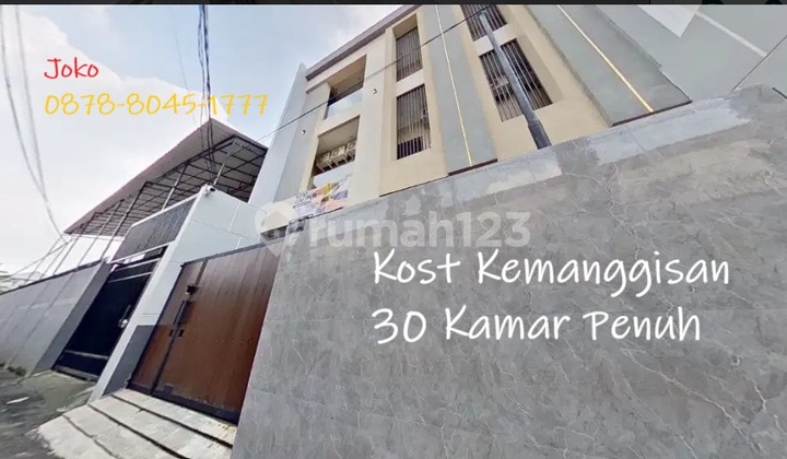 Rumah Kost Baru 30 Kamar Penuh Dkt Binus Kemanggisan, Kebon Jeruk