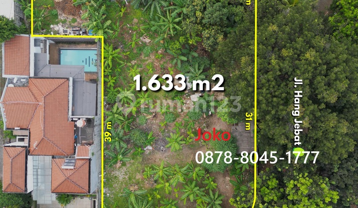 Kavling Tanah Premium TERLUAS  Jl. Hang Jebat, Kebayoran Baru