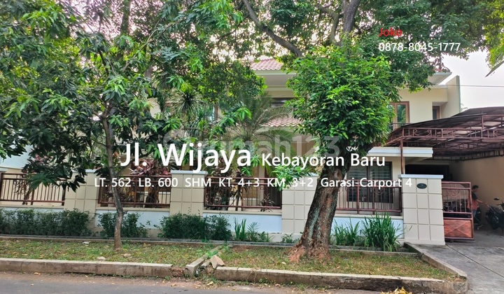 Rumah Asri area Elit Jl. Wijaya, Kebayoran Baru, Jakarta Selatan Rumah Asri area Elit Jl. Wijaya, Kebayoran Baru, Jakarta Selatan