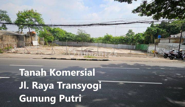 Kavling Komersial Harga BAWAH NJOP Jl. Raya Alternatif, Cibubur 1