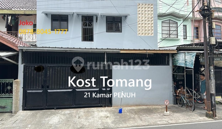 Rumah Kost 21 Kamar PENUH dkt Kampus Untar, Tomang, Jakarta Barat