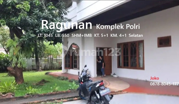Rumah Asri MURAH Area Exclusive Kavling Polri, Ragunan, Jakarta 