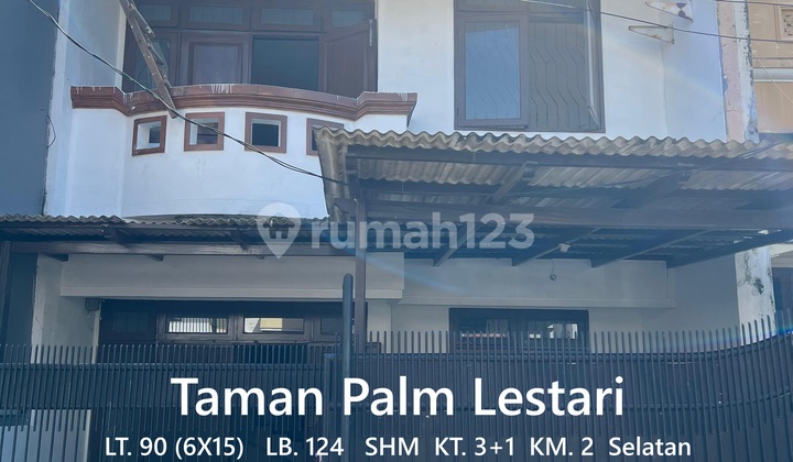 Rumah Termurah di Komplek Taman Palm Lestari, Cengkareng, Jakbar