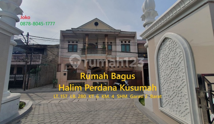 Rumah Megah 2 Lt Dkt Bandara Halim Perdana Kusuma, Kebon Pala, Jaktim