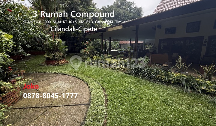 3 Houses Within Compound in Cipete-Cilandak, South Jakarta
