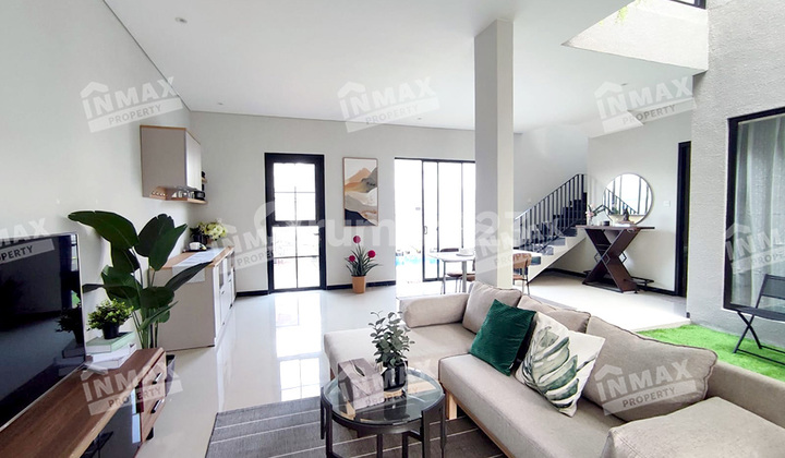 New House with Swimming Pool in Araya Near Binus 2