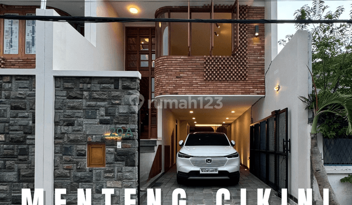 Modern Nature Tropical House Menteng Area Brand New  1