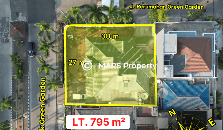 For Sale Modern House Hitung Tanah Green Garden Dekat Kuliner Akses Jalan Lebar 2