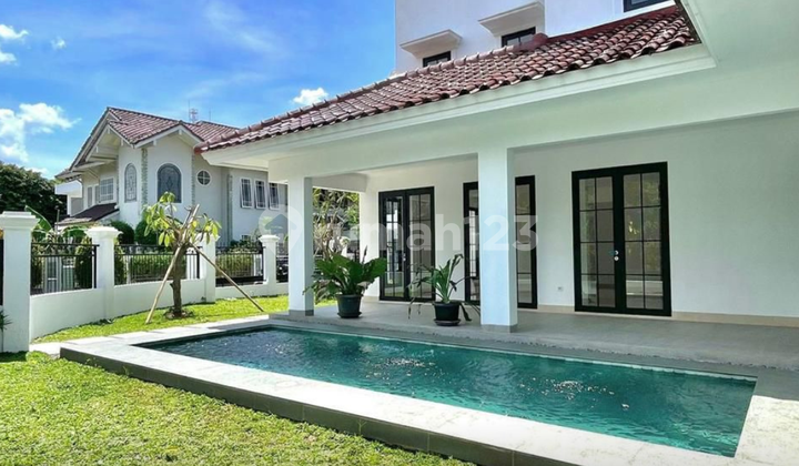 Brand New Renovated French Mediterranean Style Inside Villa Delima Lebak Bulus Complex