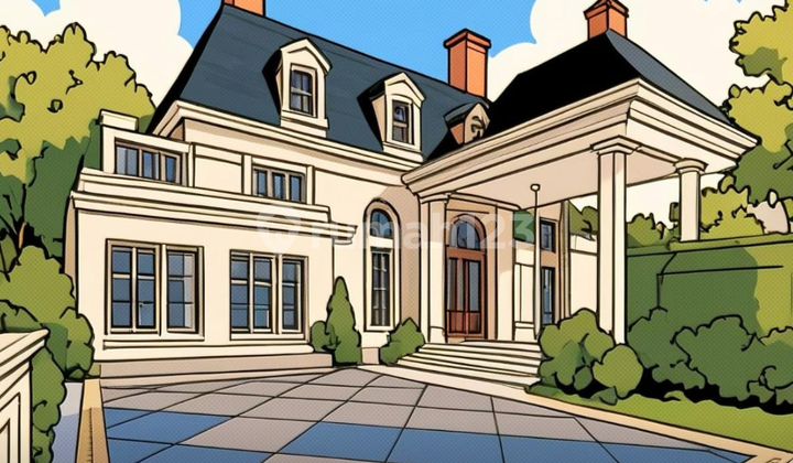 Jual Rumah Mewah di Menteng Jakarta Pusat Brand New Renovated Bergaya American Classic