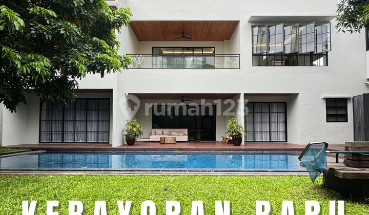 BRAND NEW RENOVATED MODERN TROPICAL HOUSE IN KEBAYORAN BARU, NEAR SENAYAN AND SUDIRMAN