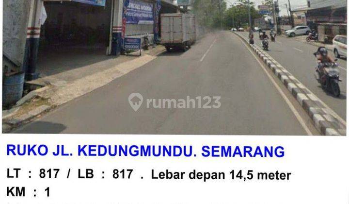 Ruko lebar 14.5 m siap pakai di kedungmundu semarang 9148 2