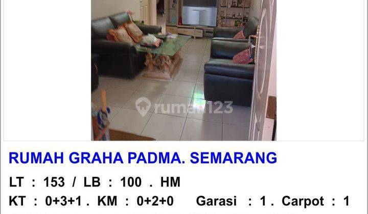 Rumah cantik nyaman lingkungan rindang dan tenang di Graha padma semarang barat 9308 1