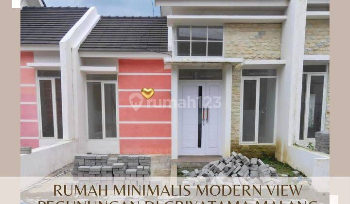 Rumah Konsep Villa Strategis View Pegunungan di Griyatama Malang 1