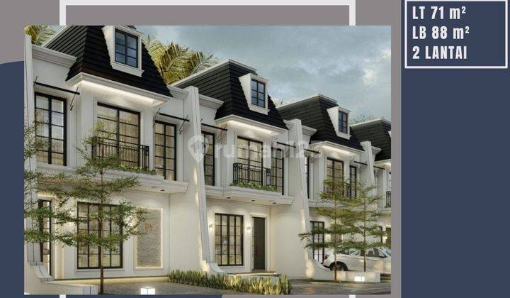 Rumah 2 lantai desain modern menawan di OZ Cinere Depok 1