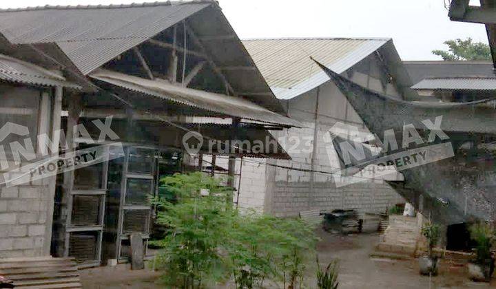 TANAH LUAS ADA BANGUNAN DAN GUDANG AKSES TRUK DI JATILENGGER  3