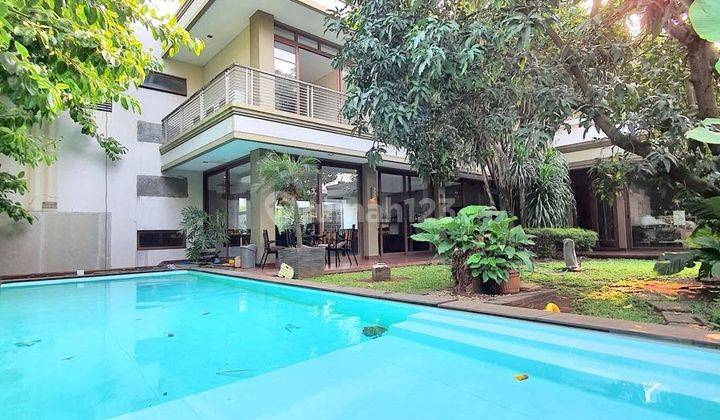 Permata Hijau - [for Sale]: Rumah Modern Tropical Dalam Kompleks, Posisi Hoek Dua Kavling Jadi Satu 10