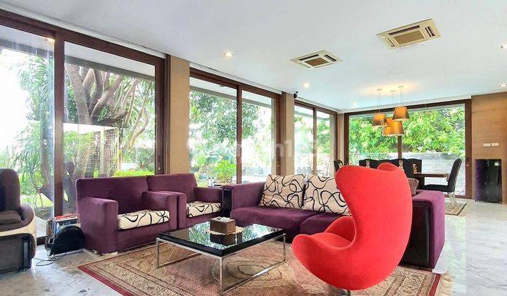 Permata Hijau - [for Sale]: Rumah Modern Tropical Dalam Kompleks, Posisi Hoek Dua Kavling Jadi Satu 5