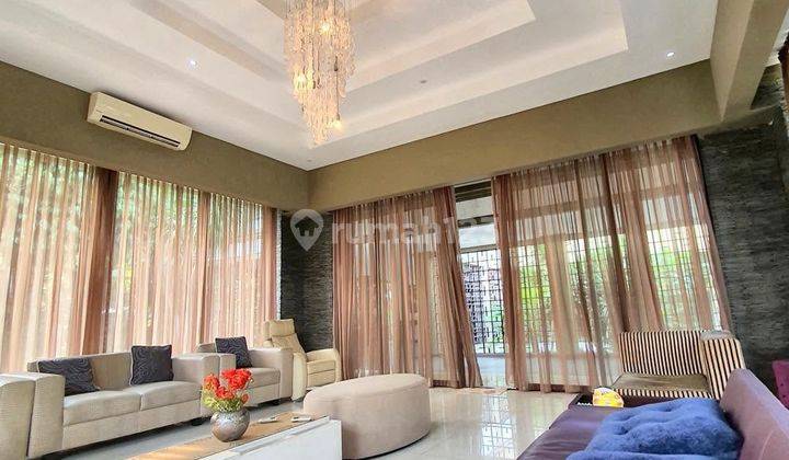 Permata Hijau - [for Sale]: Rumah Modern Tropical Dalam Kompleks, Posisi Hoek Dua Kavling Jadi Satu 4