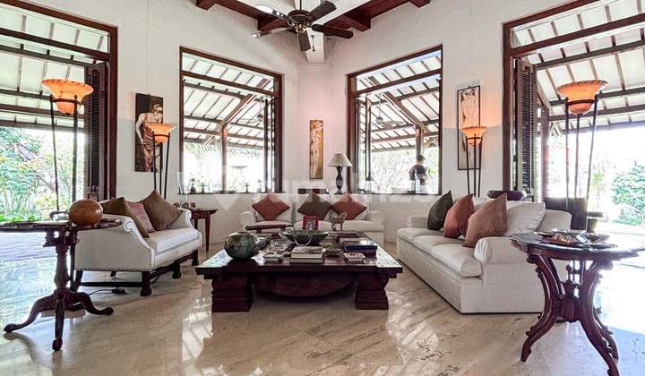 House For Sale - [Pejaten Barat] Balinese Resort House, Tanah Luas, Memiliki 2 Bangunan 3