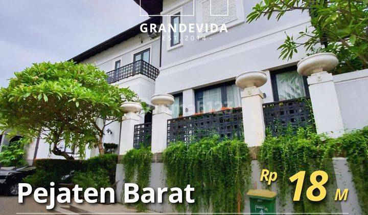 Dijual Rumah Pejaten Barat Private Pool Mezzanine Furnished  1