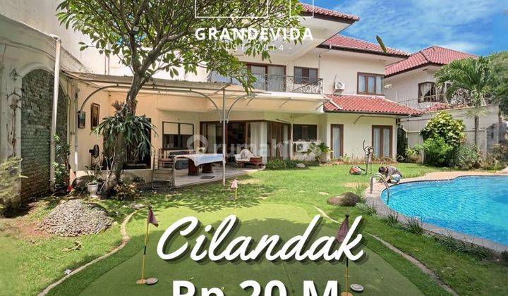 Dijual Rumah Cilandak Dalam Townhouse Dan Ada Private Pool 1