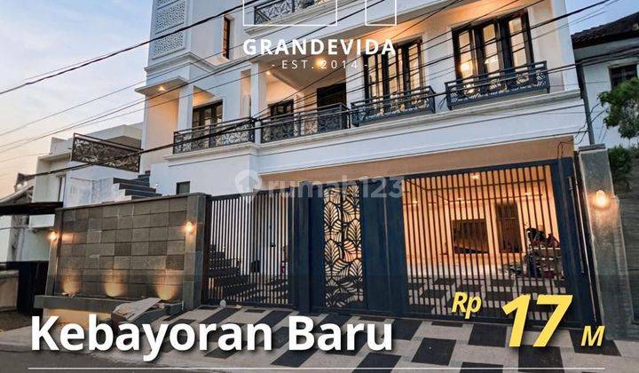 Dijual Rumah Baru Kebayoran Baru Ada Rooftop 1