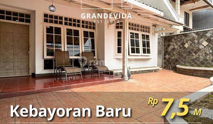 Dijual Rumah Kebayoran Baru  1