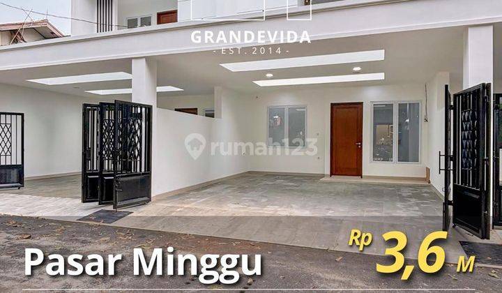 Dijual Rumah Pasar Minggu Strategis Dekat Stasiun KRL  1