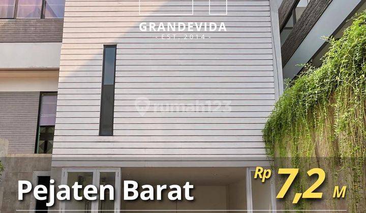 Dijual Rumah Pejaten Barat Modern Minimalist Dalam Cluster 1