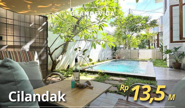 Dijual Rumah Cilandak Dalam Cluster Private Pool 1